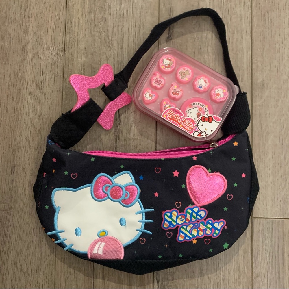 Hello Kitty bag and stamps